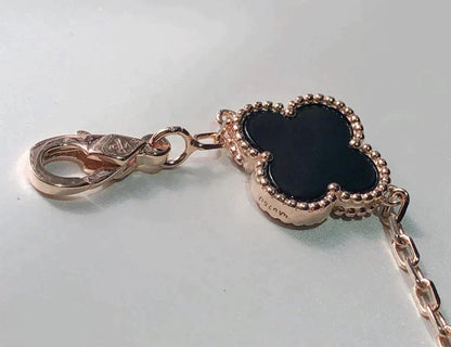 [Select]CLOVER 5 MOTIFS MULTICOLOR BRACELET