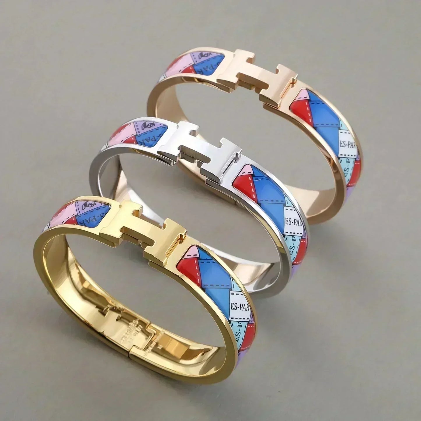 [Select]H BRACELET DOTTED BORDER 12MM