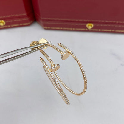 [Select]JUSTE EARRINGS FULL DIAMONDS 1.8MM