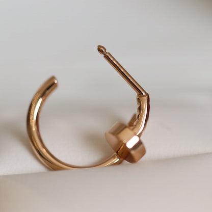 [Select]JUSTE EARRINGS PINK GOLD