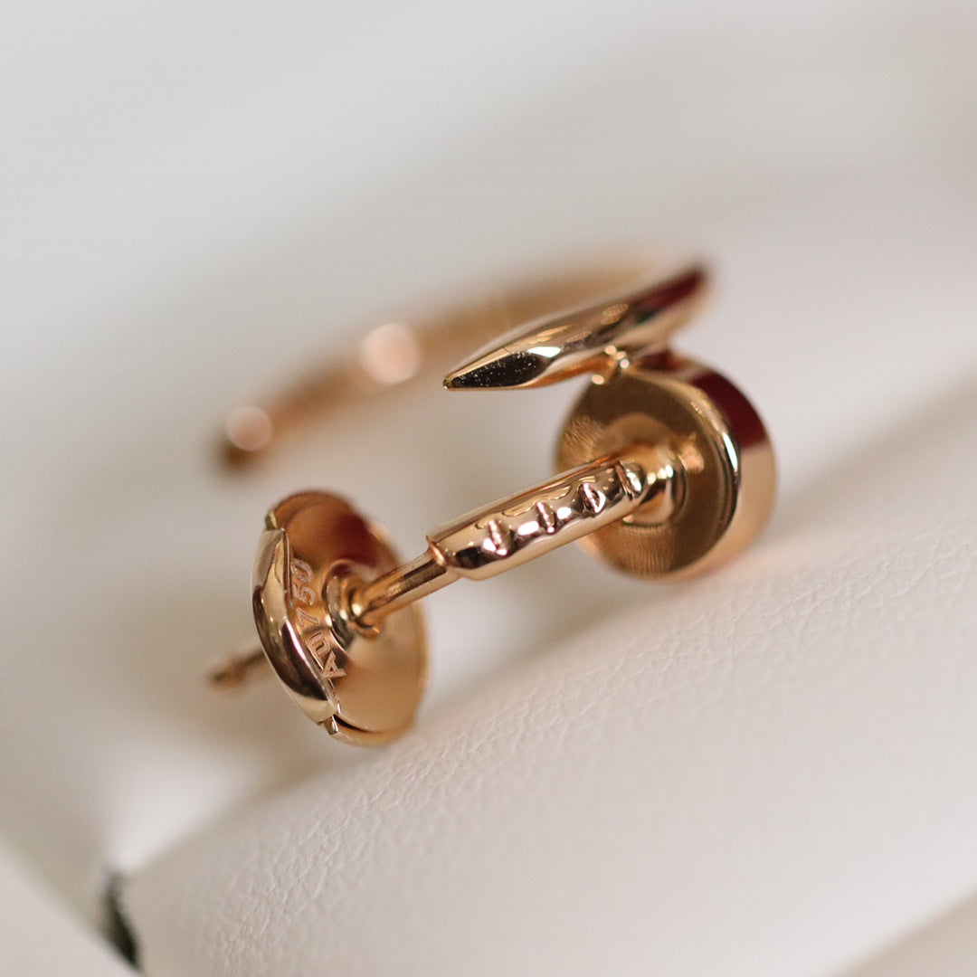 [Select]JUSTE EARRINGS PINK GOLD