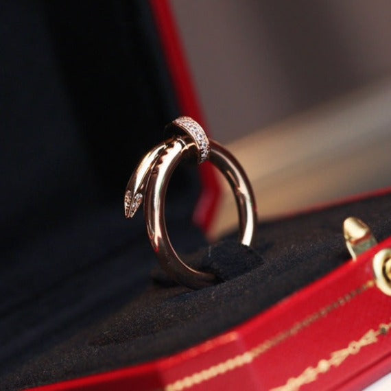[Select]JUSTE RING 2.65MM PINK GOLD DIAMOND