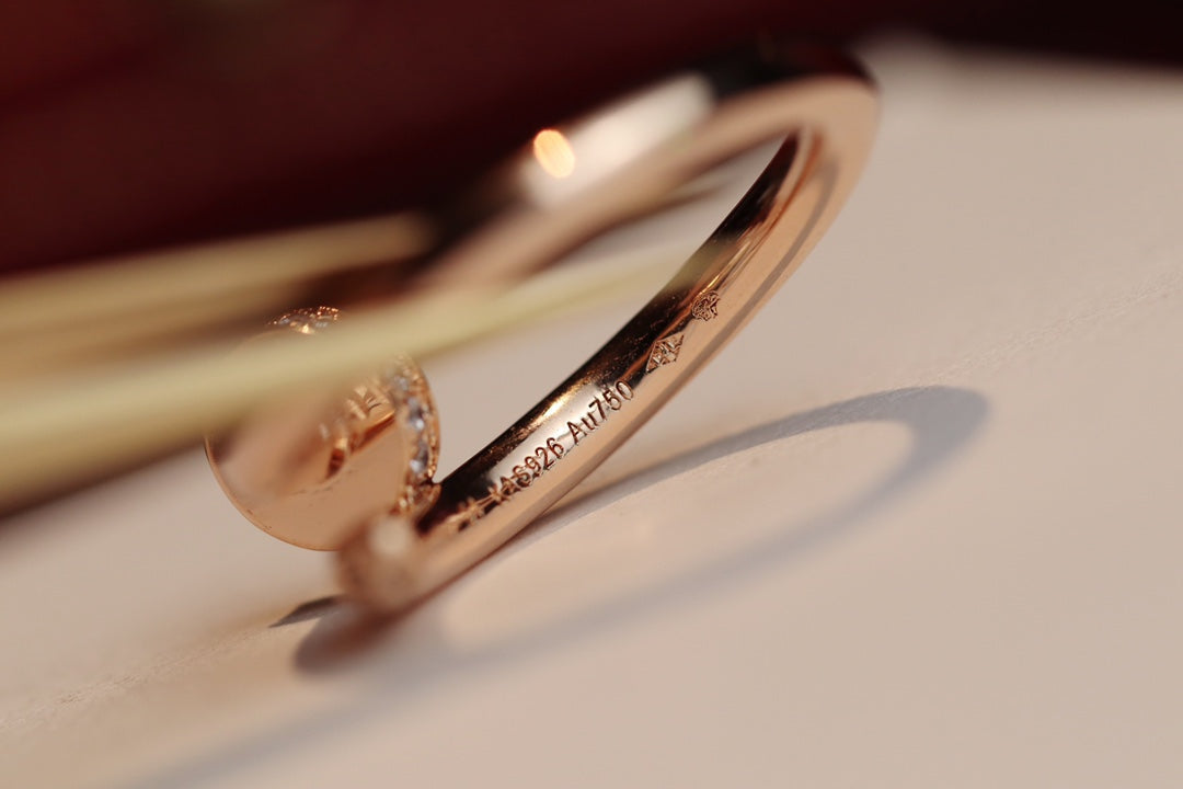 [Select]JUSTE RING 2.65MM PINK GOLD DIAMOND