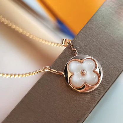 [Select]SUN MOP GOLD 1 DIAMOND NECKLACE