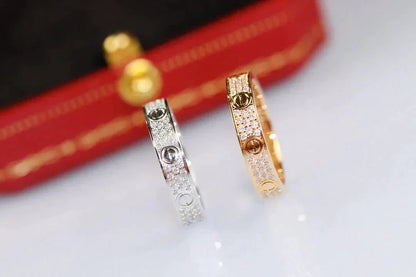 [Select]LOVE RING 3.6MM DIAMOND PAVED