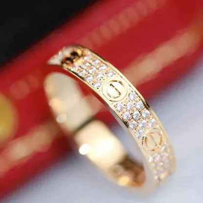 [Select]LOVE RING 3.6MM DIAMOND PAVED
