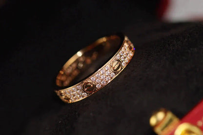 [Select]LOVE RING 3.6MM DIAMOND PAVED