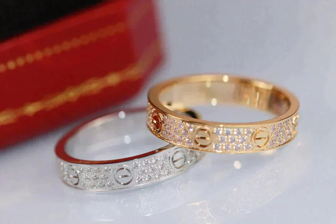 [Select]LOVE RING 3.6MM DIAMOND PAVED