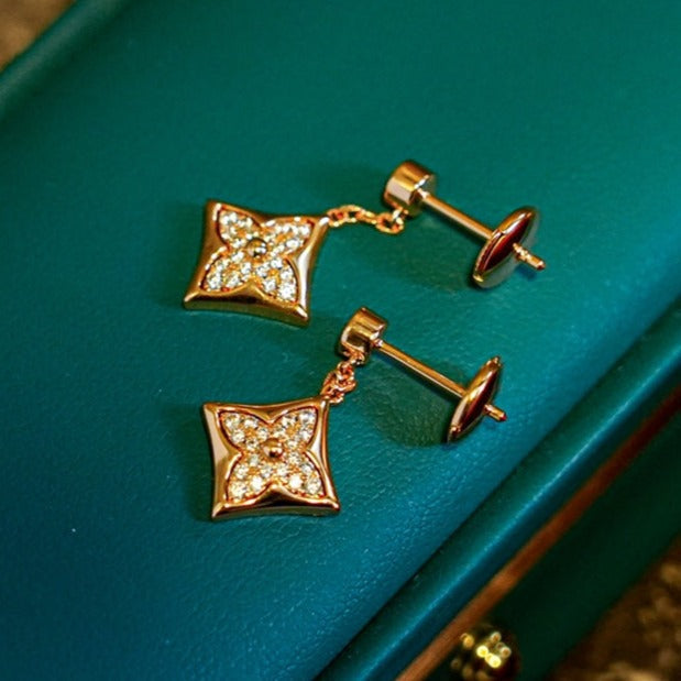 [Select]STAR DIAMONDS EARRINGS GOLD
