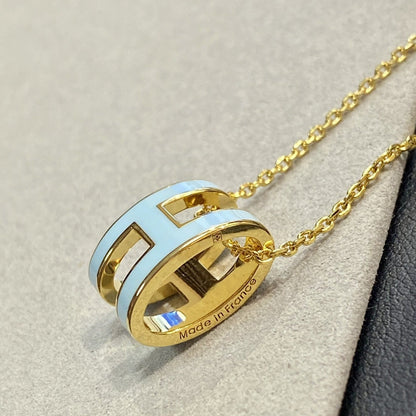 [Select]POP H LIGHT BLUE NECKLACE