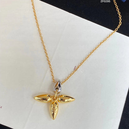 [Select]LOUISETTE PEDANT GOLD NECKLACE