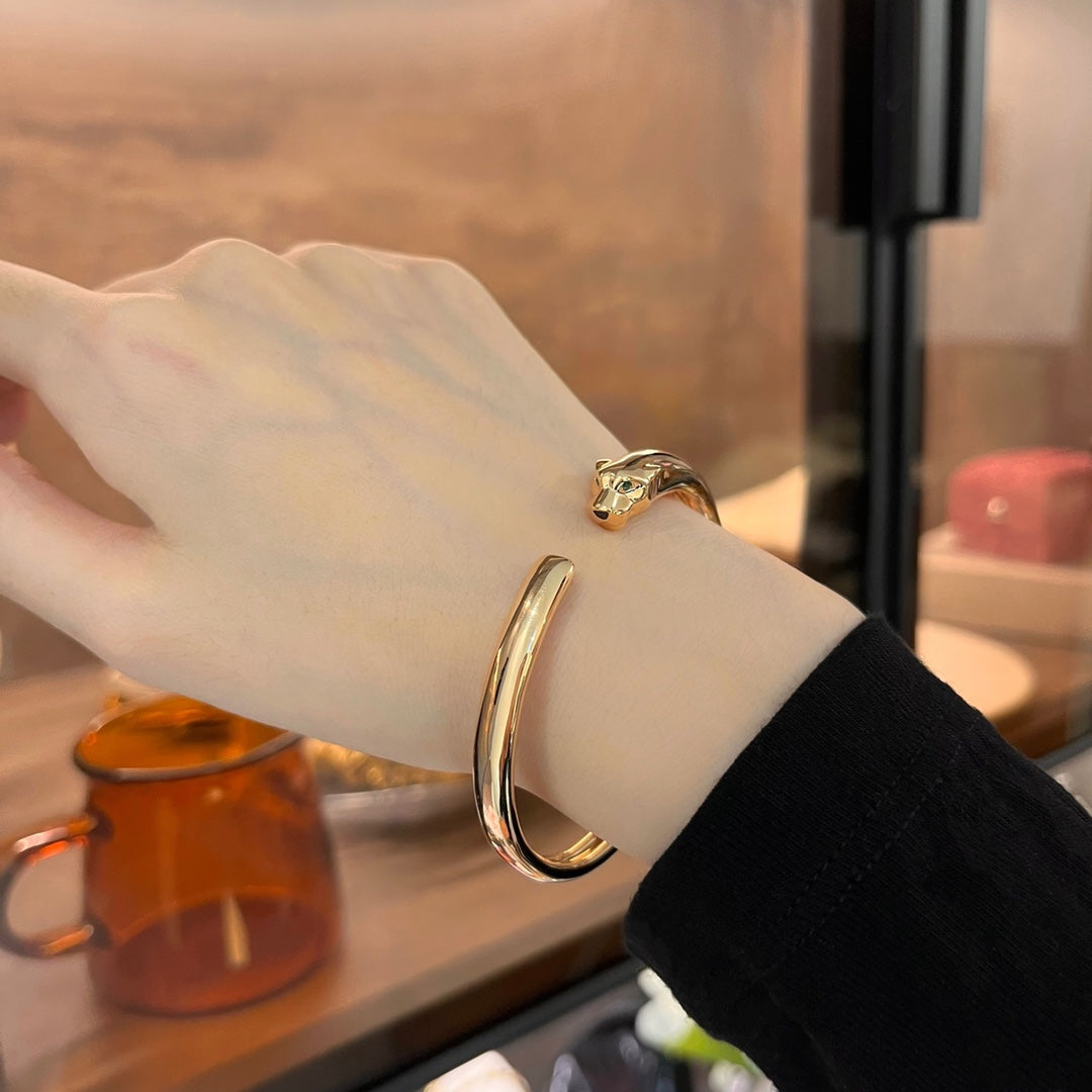 [Select]PANTHERE GOLD OPEN BRACELET