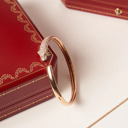 [Select]PANTHERE Select GOLD DIAMOND OPEN BRACELET