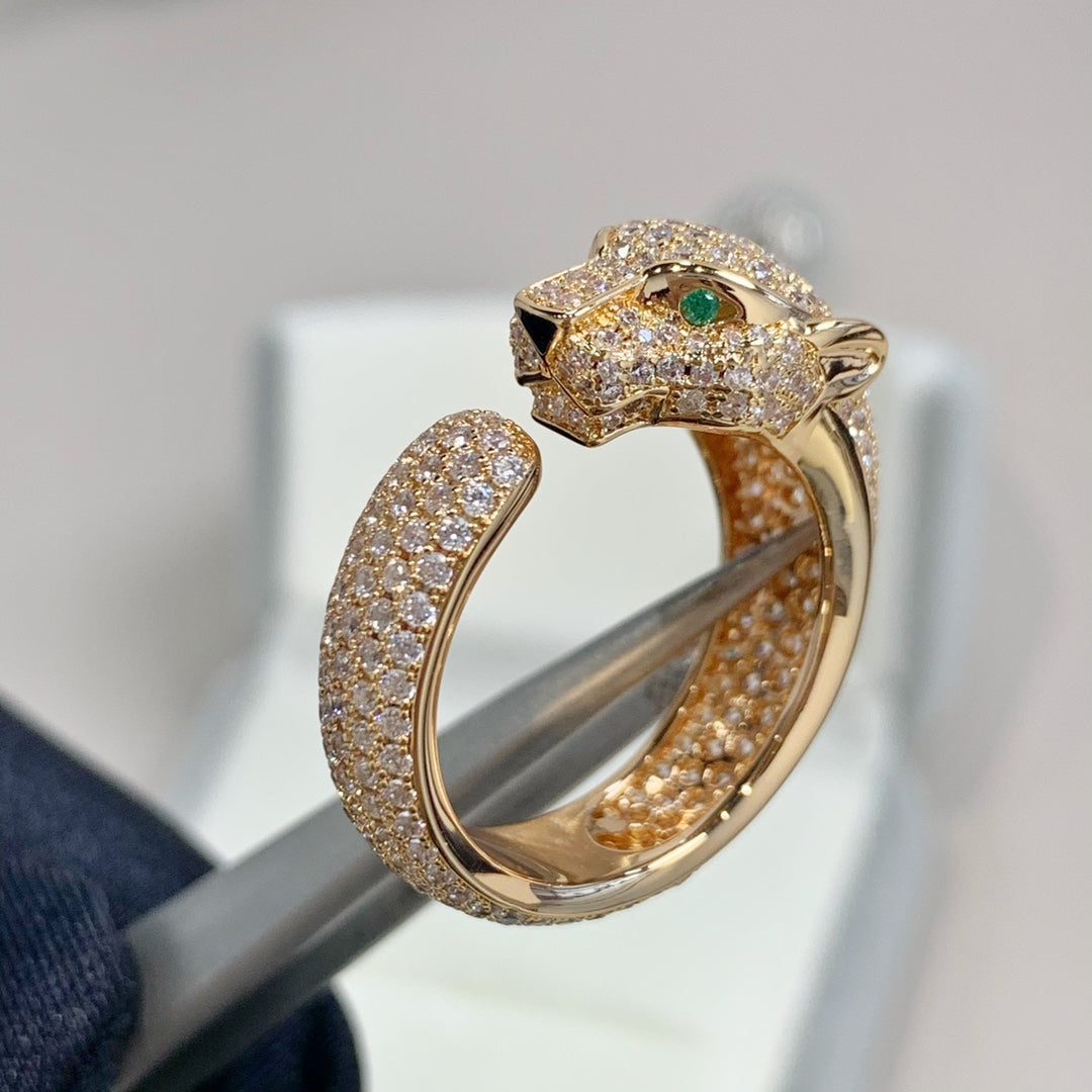 [Select]PANTHERE PINK GOLD DIAMOND RING