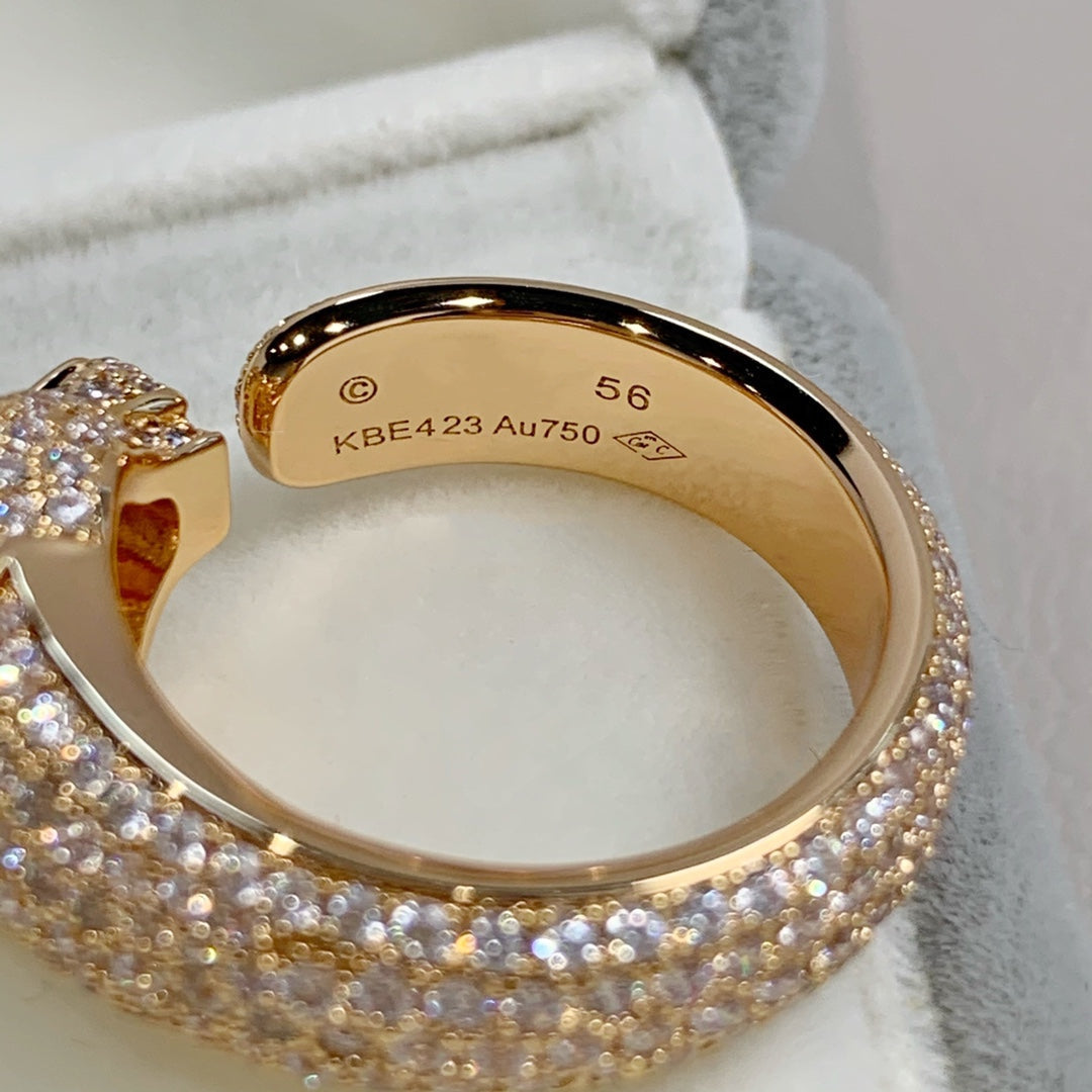 [Select]PANTHERE PINK GOLD DIAMOND RING