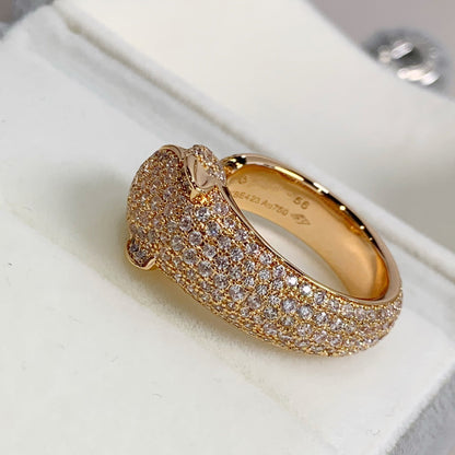 [Select]PANTHERE PINK GOLD DIAMOND RING