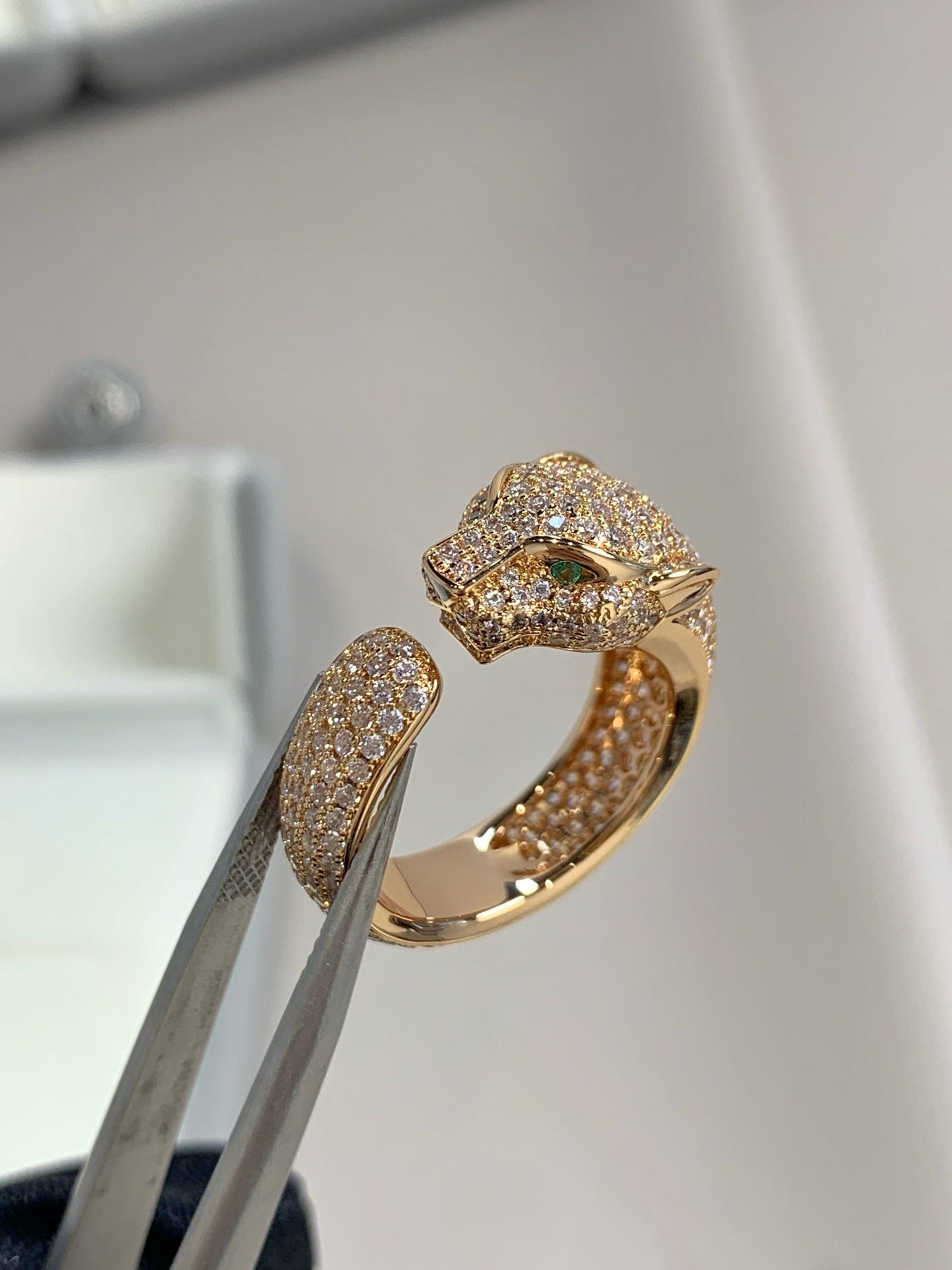 [Select]PANTHERE PINK GOLD DIAMOND RING