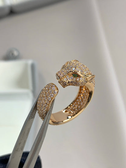 [Select]PANTHERE PINK GOLD DIAMOND RING