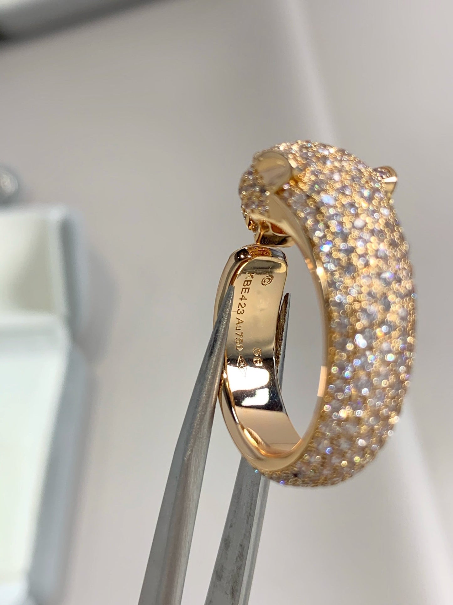 [Select]PANTHERE PINK GOLD DIAMOND RING