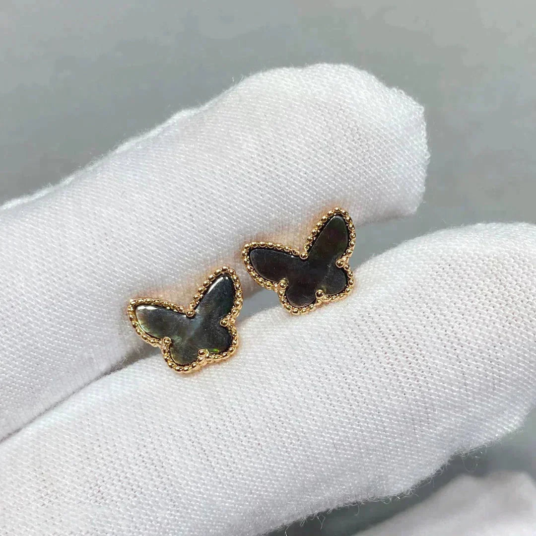[Select]BUTTERFLY DARK MOP  EARRINGS