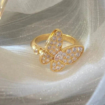 [Select]BUTTERFLY DIAMOND RING