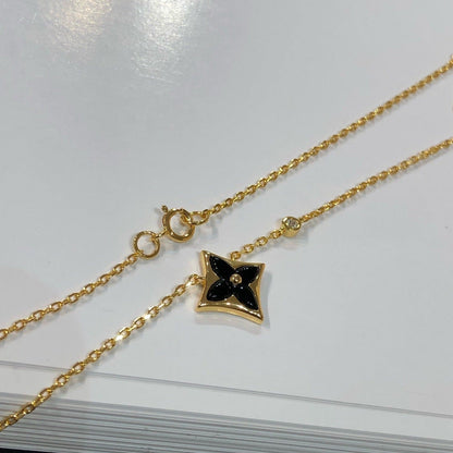 [Select]STAR BLACK MOP NECKLACE