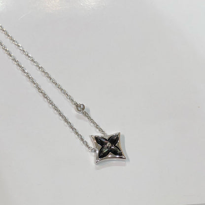 [Select]STAR BLACK MOP NECKLACE