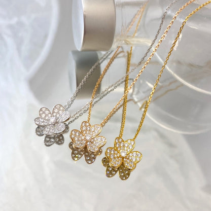 [Select]FLOWER DIAMOND NECKLACE