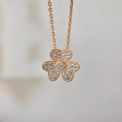 [Select]FLOWER DIAMOND NECKLACE