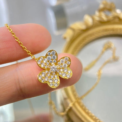 [Select]FLOWER DIAMOND NECKLACE
