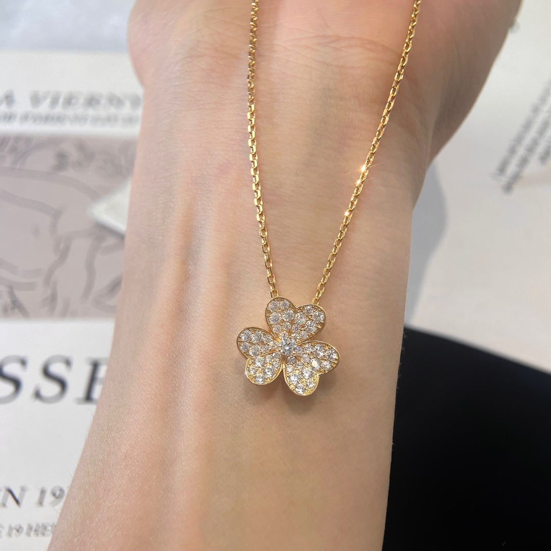 [Select]FLOWER DIAMOND NECKLACE