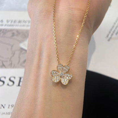 [Select]FLOWER DIAMOND NECKLACE