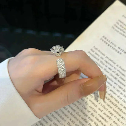 [Select]PANTHERE 5.5MM ALL DIAMOND RING