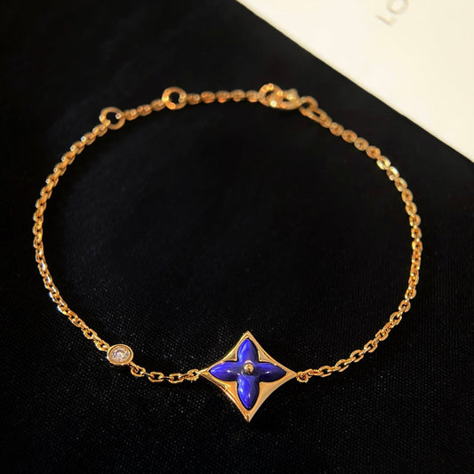 [Select]COLOR STAR PINK GOLD DIAMOND BRACELET