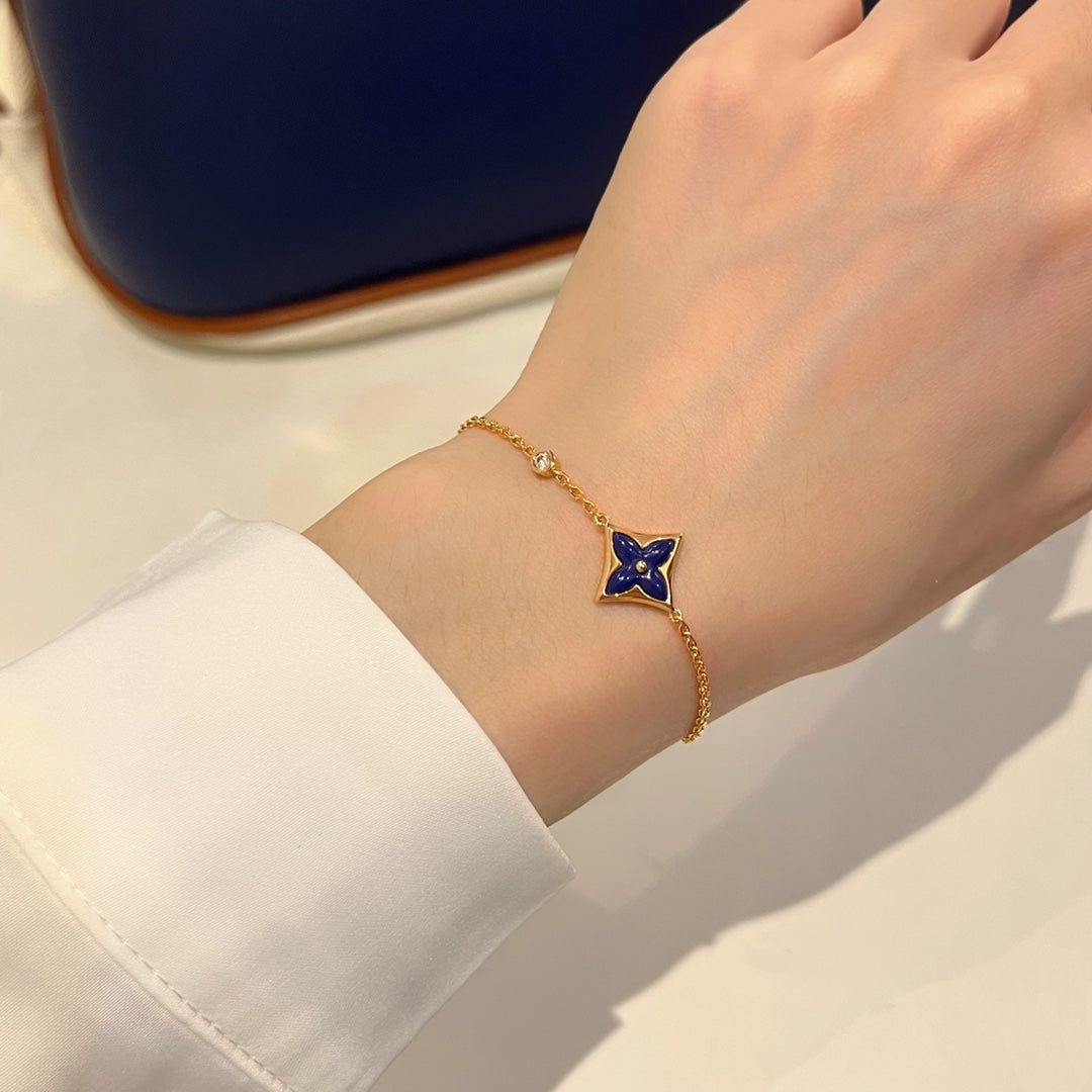 [Select]COLOR STAR PINK GOLD DIAMOND BRACELET