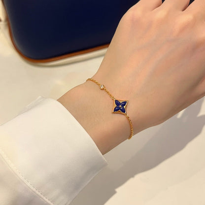 [Select]COLOR STAR PINK GOLD DIAMOND BRACELET