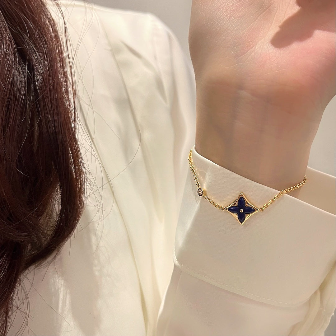 [Select]COLOR STAR PINK GOLD DIAMOND BRACELET