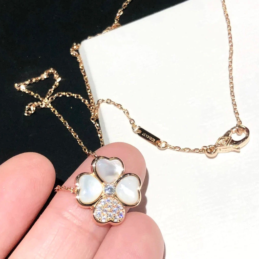 [Select]CLOVER MOP DIAMOND Select GOLD NECKLACE