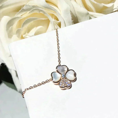 [Select]CLOVER MOP DIAMOND Select GOLD NECKLACE