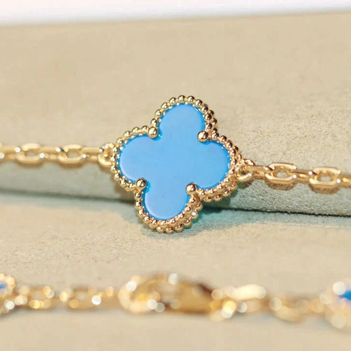 [Select]CLOVER 20 MOTIFS TURQUOISE GOLD