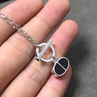 [Select]CHAINE VERSO BLACK CERAMIC  NECKLACE
