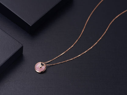 [Select]AMULETTE Select GOLD PINK MOP NECKLACE