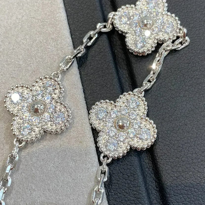[Select] CLOVER 5 MOTIF FULL DIAMOND BRACELET COLLECTION