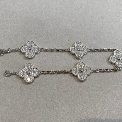 [Select] CLOVER 5 MOTIF FULL DIAMOND BRACELET COLLECTION