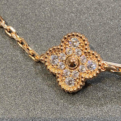 [Select] CLOVER 5 MOTIF FULL DIAMOND BRACELET COLLECTION