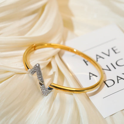 [Select]VOLTE UPSITE DOWN GOLD DIAMOND BRACELET