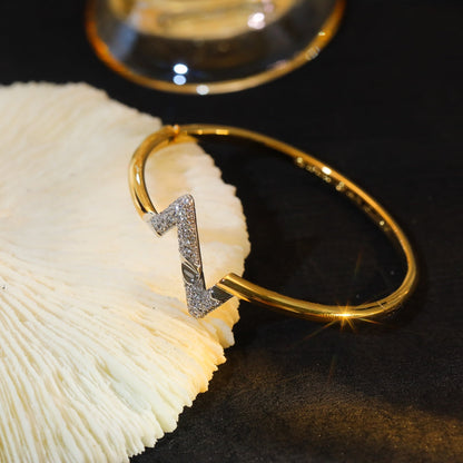 [Select]VOLTE UPSITE DOWN GOLD DIAMOND BRACELET