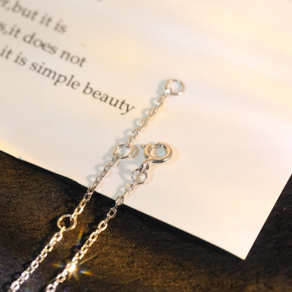 [Select]SUN MOTIF PINK MOP SILVER BRACELET