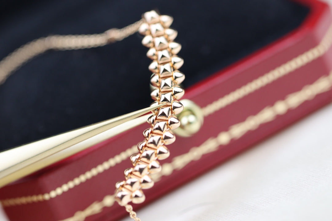 [Select]CLASH PINK GOLD NECKLACE