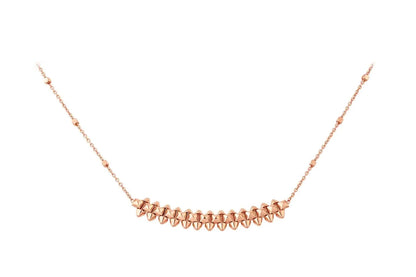 [Select]CLASH PINK GOLD NECKLACE